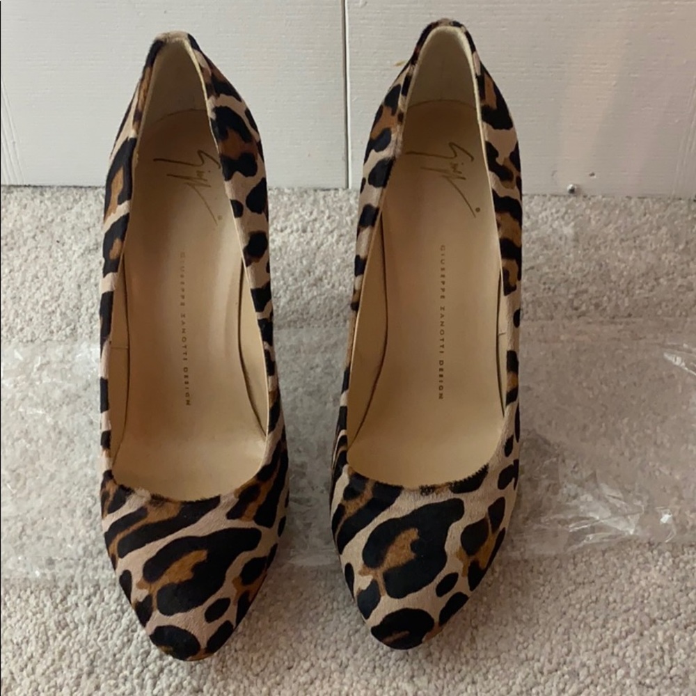 Giuseppe Zanotti real leopard heels